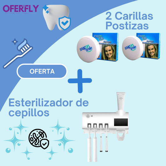 2 Carillas  +Esterilizador De Cepillos